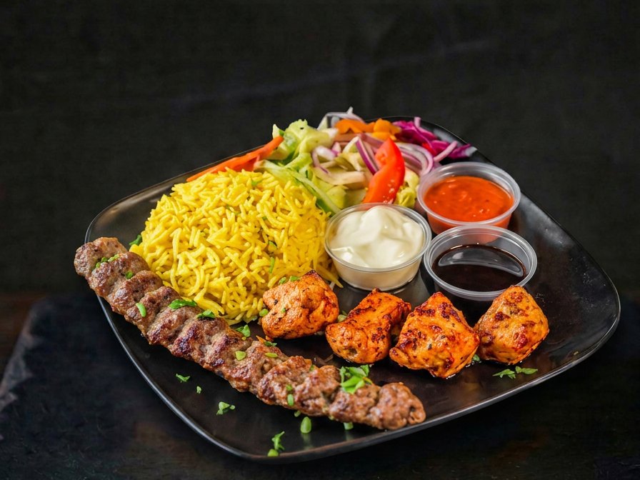Tawook & Kabab Plate